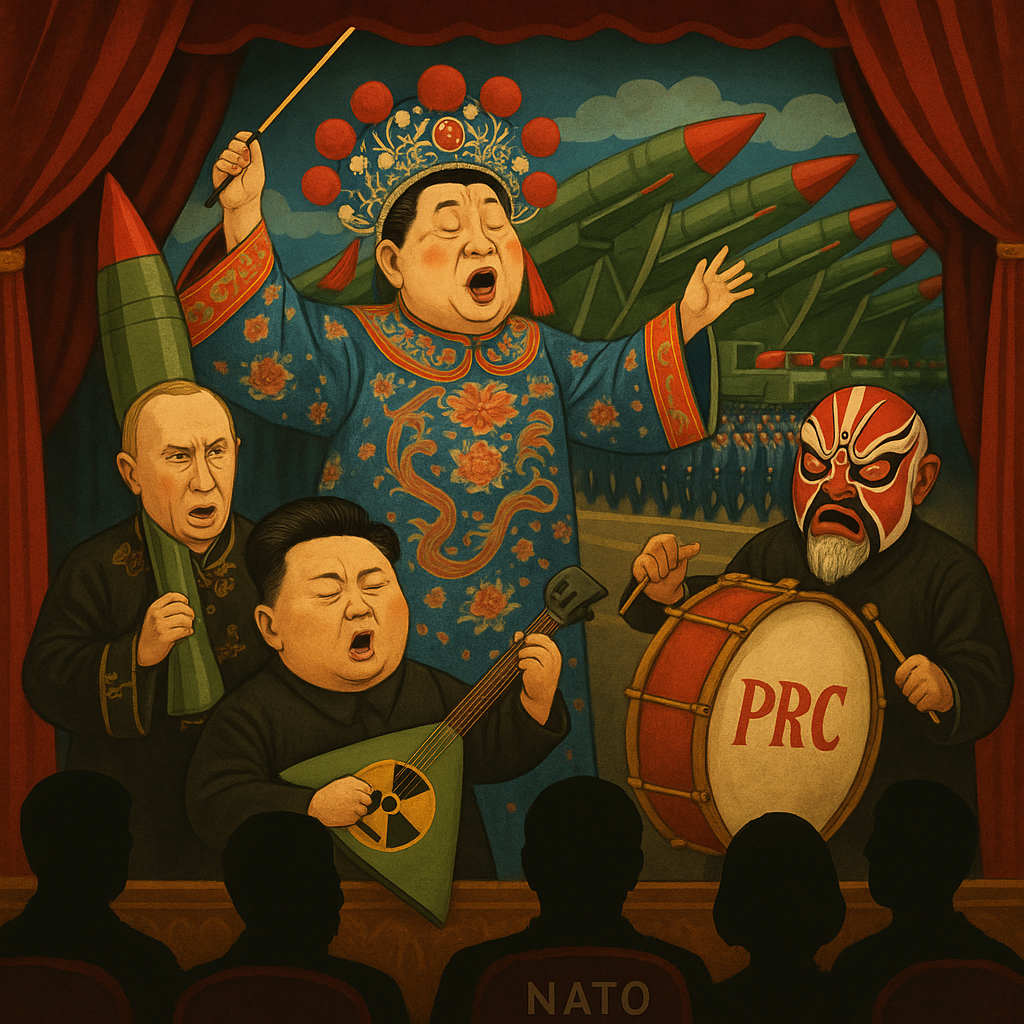 Ópera grotesca: parada de ditadores