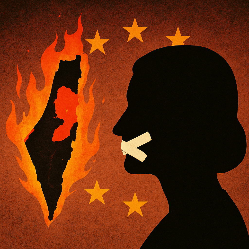 Europa calada perante o conflito Israel–Palestina