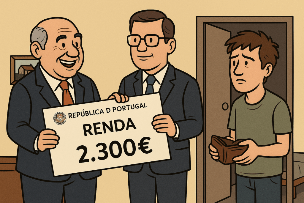 Ilustração editorial: Política habitacional ou comédia fiscal?