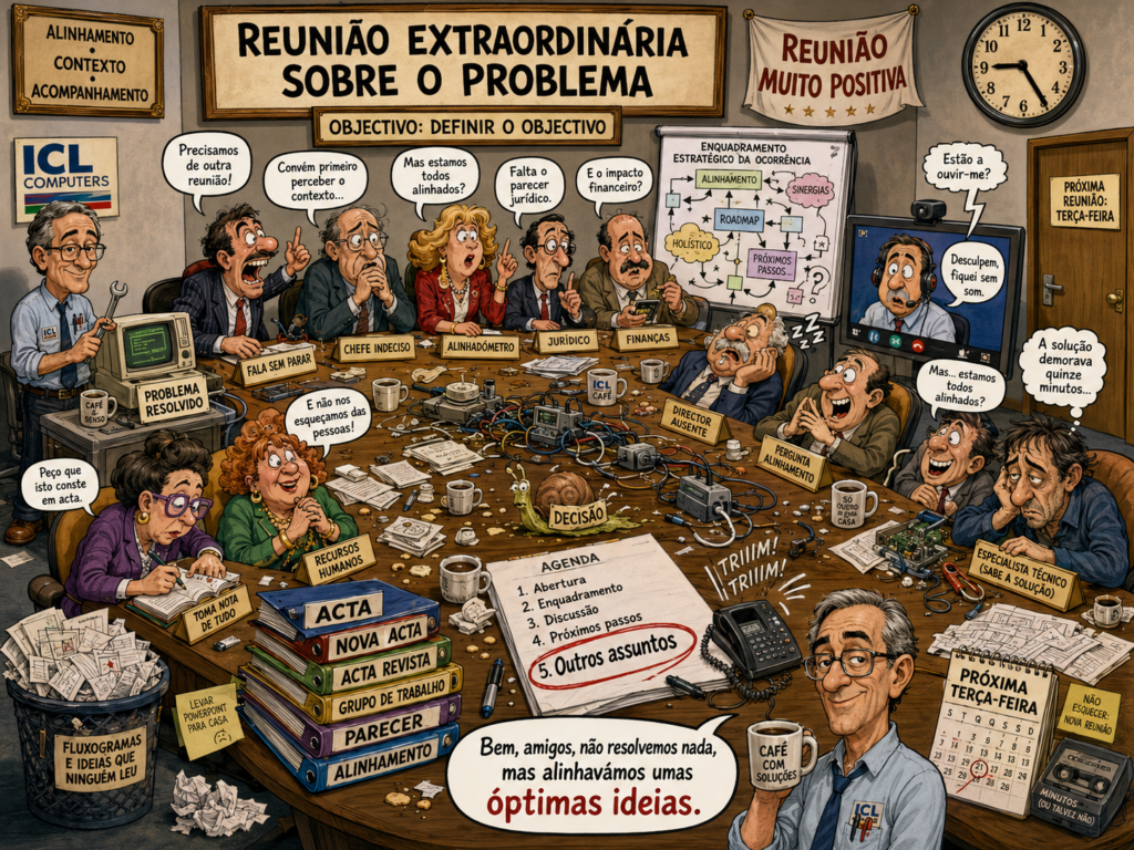 Ilustração editorial: A reunião como destino nacional