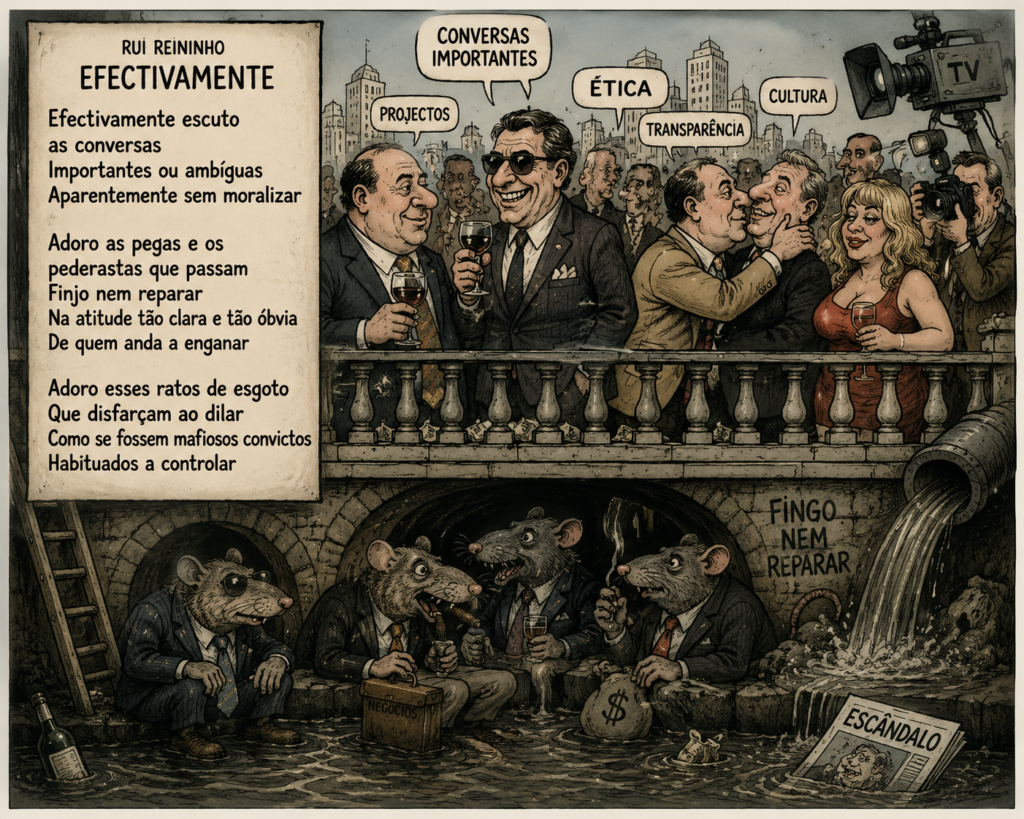 Ilustração editorial: Efectivamente, Está Tudo Sob Controlo